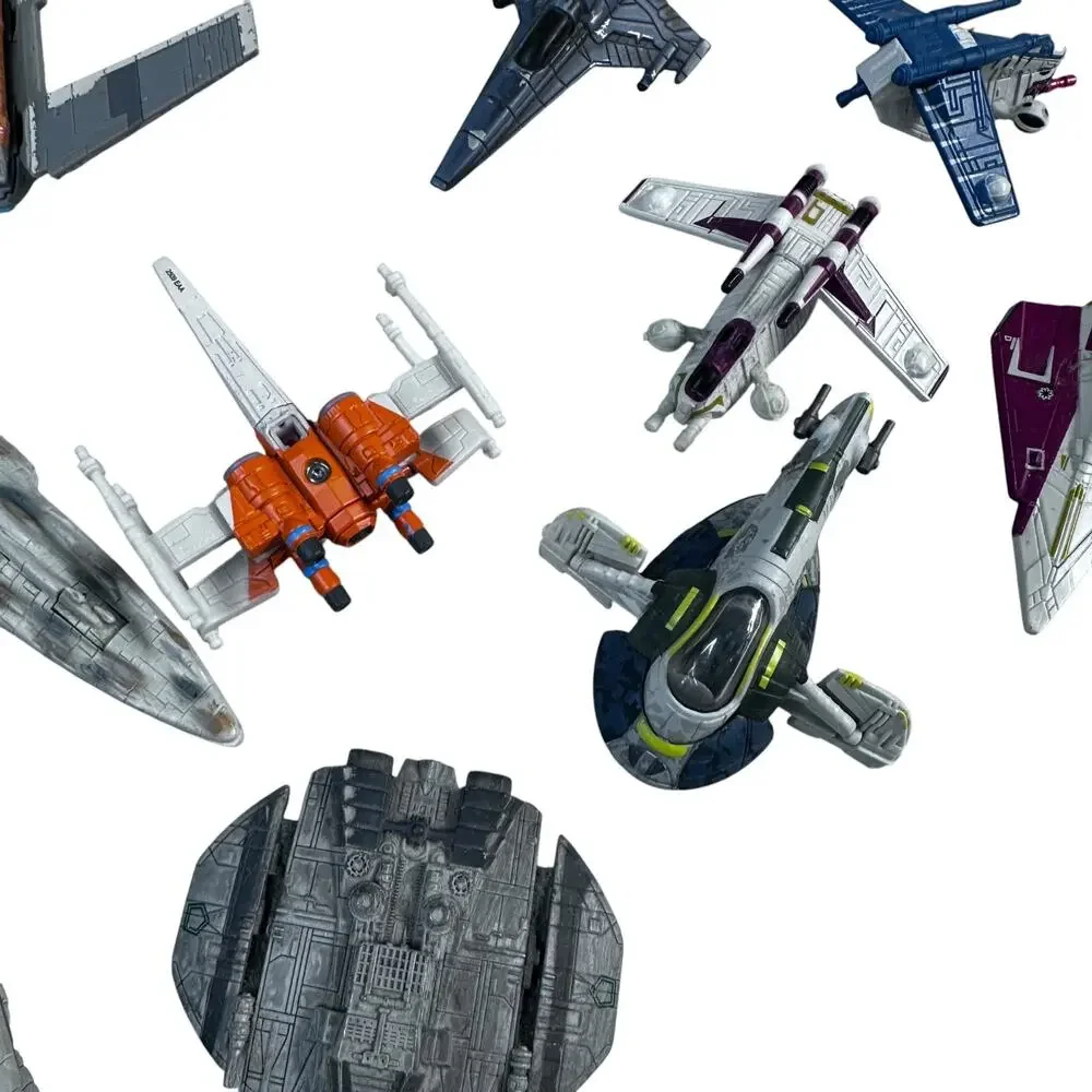 Lot of 12 Star Wars Miniatures Ships